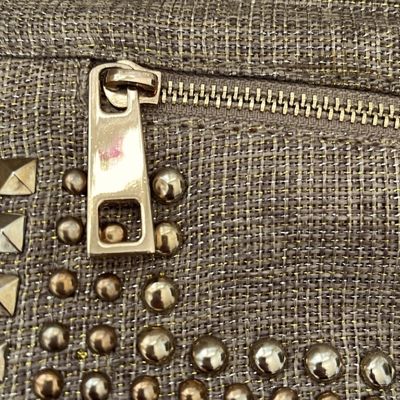 Bebe natural fibre wristlet - studded, in lovely condition! - Picture 6 of 7